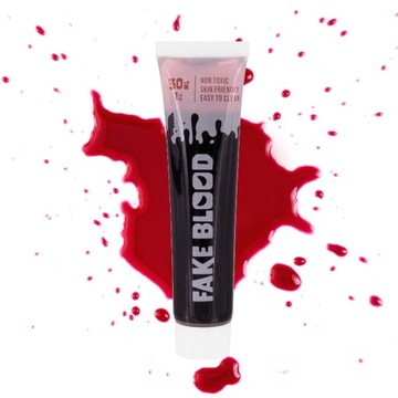 SZTUCZNA KREW NA HALLOWEEN Krew do stroju i do dekoracji w poręcznej tubce