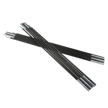 Pack of 2 Tarp Poles Fiberglass Tent Poles Rod