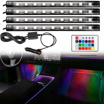 Светодиодная лента RGB NEON для салона автомобиля CARS