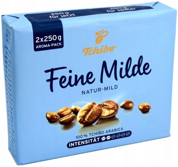 Kawa Mielona Tchibo Feine Milde 500 (2x250) gram