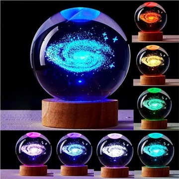 Ночник 3D Crystal Ball Galactic System