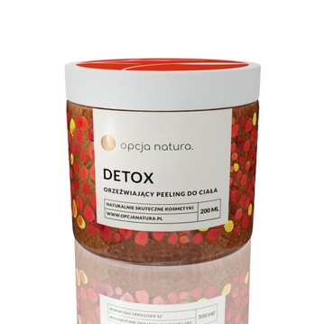 Opcja Natura Orzeźwiający peeling do ciała - DETOX