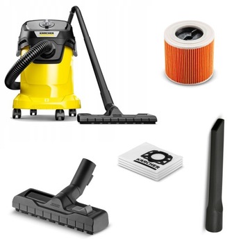 МОЩНЫЙ ПРОМЫШЛЕННЫЙ ПЫЛЕСОС KARCHER WD3 V17/4/20 1000 Вт ДЛЯ ВЛАЖНОЙ И СУХОЙ ВЛАГИ