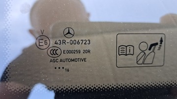 MERCEDES C TŘÍDA COUPE W205 SKLO (OKNO) KAROSERIE LEVÝ 16R