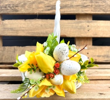 УКРАШЕНИЕ для пасхальной корзинки. Пасхальное украшение.