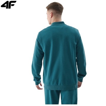 Bluza Męska 4F Dresowa 0949 Rozpinana Bez Kaptura Ciepła na co dzień XL