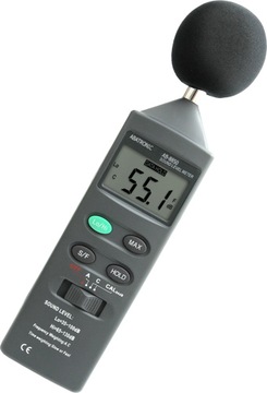 Decybelomierz sonometr AB-8850 ze św. wzorcowania