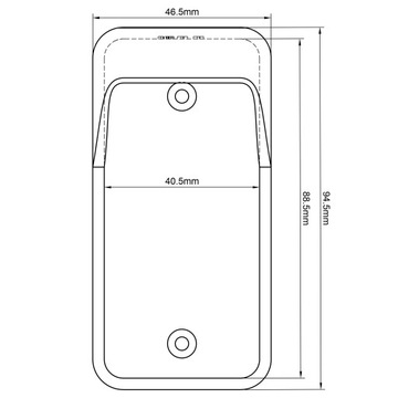 Крышка корпуса Раструб SIMPLIT 611
