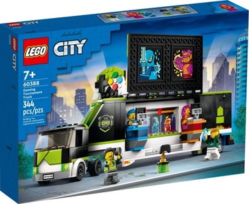 LEGO CITY CIĘŻARÓWKA NA TURNIEJ GIER 60388 E-SPORT ZAWODY E-SPORTOWE