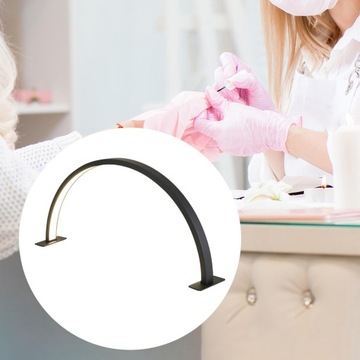 Настольная лампа для ногтей Half Moon 20 Вт Профессиональная светодиодная лампа для ногтей Nail Tech Черный