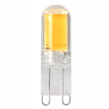 ŻARÓWKA LED G9 4W=30W BIAŁY CIEPŁY 220-250LM