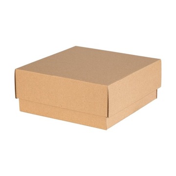 Pudełko Ozdobne Kraft Wieko-Dno 200x200x85mm