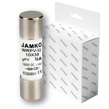 WKŁADKA SOLARNA TOPIKOWA GPV 10x38 16A 1000V DC