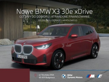 BMW X3 G45 SUV Plug-In 2.0 30e 299KM 2026 BMW X3 30e xDrive 299 KM PHEV - Kamera 360 - HarmanKardon - Pakiet M Pro