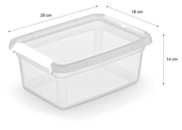 2 x КОНТЕЙНЕР-ОРГАНИЗАТОР С КРЫШКОЙ 4,5 л