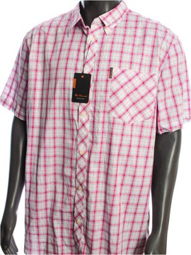 BEN SHERMAN Koszula casual NOWA z wzorem logowana r. XXL 2XL na 3XL