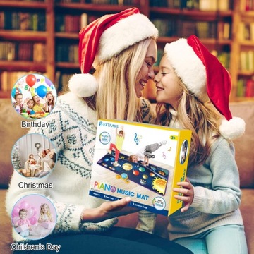 Развивающий музыкальный коврик Extfans для детей.