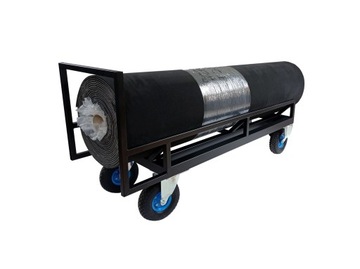 ПРОЧНАЯ ТЕЛЕЖКА ДЛЯ ТРАНСПОРТИРОВКИ, ПРОЧНЫЕ РУЛЕВЫЕ КОЛЕСА