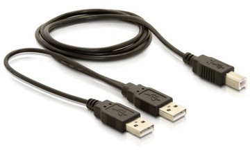 Przyłącze USB 2.0 2xA/B wt>wt 1,0M