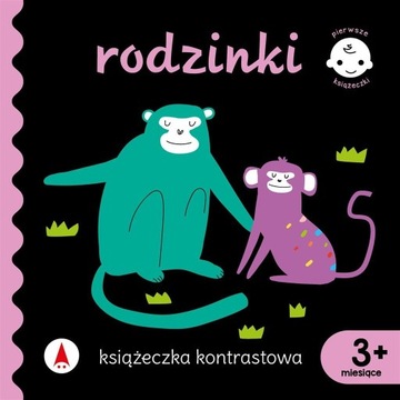 Książeczka kontrastowa maluszka RODZINKI pierwsze książeczki