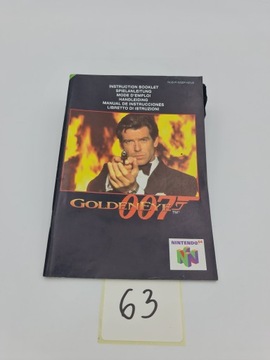 NINTENDO 64 GOLDEN EYE 007 КАРТОННАЯ КОРОБКА