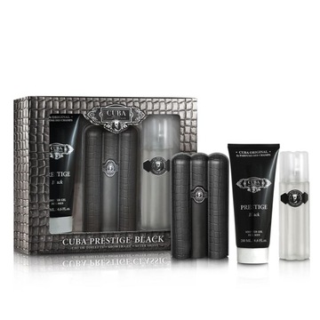 CUBA ZESTAW TRZYELEMENTOWY MEN PRESTIGE BLACK