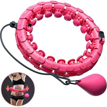 HULA HOP SMART С ГИРОЙ С ТРУБКАМИ, ФИТНЕС ДЛЯ ПОХУДЕНИЯ, СКЛАДНОЙ