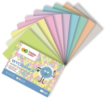 Happy Color papier kolorowy pastelowy A4 10k