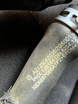 391 MERCEDES W212 W218 3.5CGI PŘÍVOD WAZ VODY A2045014082 A2125062035