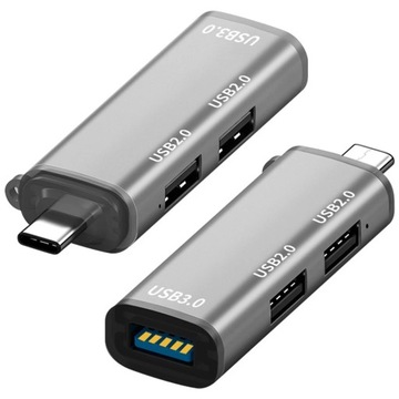 ADS-302C Type-C Adapter Hub to USB 3.0 + Dual USB 2.0 Expansion Station -
