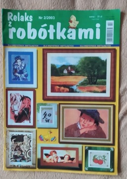 Czasopismo Relaks z robótkami 2/2003