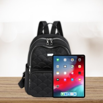 Рюкзак женский небольшой городской, черный, туристический, вместительный.