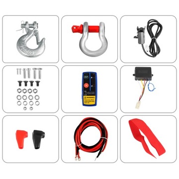 Профессиональная электрическая лебедка VEVOR 4500 фунтов 12 В 2 132 кг