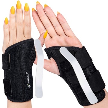 Stabilizator opaska nadgarstka dobrze stabilizuje USZTYWNIA nadgarstek LEFT