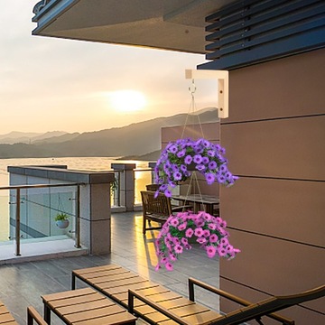 ВНЕШНИЙ КРЮК ДЕРЕВЯННЫЕ ВЕШАЛКИ ПОДВЕСНОЙ ЦВЕТОЧНЫЙ ГОРШОК