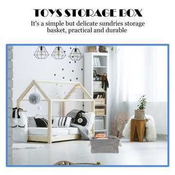 PUDEŁKO DO PRZECHOWYWANIA ZWIERZĄT KOSZ NA ROZROŻNOŚCI SKŁADANY POJEMNIK