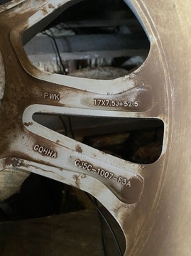 2× DISK HLINÍK FORD 7.5" X 17" 5X108