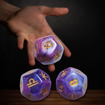 3x Многогранные игральные кости K12 Сувениры для вечеринок Многогранные стильные карты