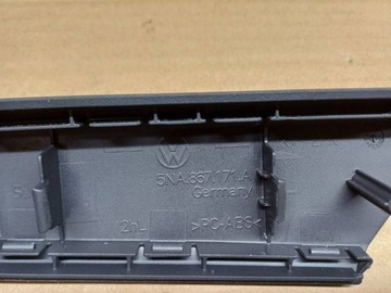 KRYT DRŽÁTKA ÚCHYTU BOKU DVEŘE VW TIGUAN II 5NA867171A LEVÝ ZADNÍ