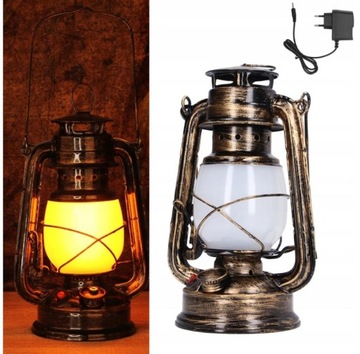 LAMPA NAFTOWA LED RETRO 28CM