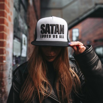 Czapka Snapback Holy Blvk Satan Loves Us All Trucker 3D