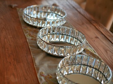 КРУГЛЫЙ ПОДНОС ДЛЯ ЗЕРКАЛА GLAMOUR ХРУСТАЛЬНОЕ ЗЕРКАЛО M