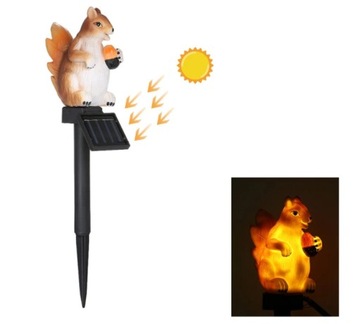 Светодиодный светильник SOLAR SQUIRREL (солнечный), ВОДОНЕПРОНИЦАЕМЫЙ