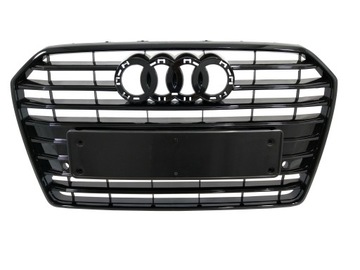 GRILL ATRAPA AUDI A6 C7 LIFT 2014r-2018r S-LINE CAŁY CZARNY BLACK EDITION