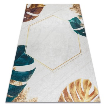 ANTYPOŚLIZGOWY DYWAN DO PRANIA 80x150 biały #I116