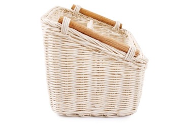 КОРЗИНА ИЗ РОТАНГА С РАЗДЕЛЕНИЕМ 20x20x11/17 см