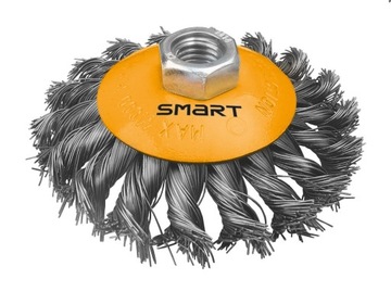 SZCZOTKA DRUCIANA TARCZOWA PLECIONA 100MM M14