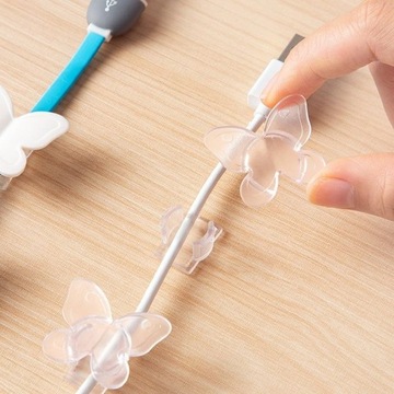 Декоративный держатель кабеля в форме листа (9 шт.)