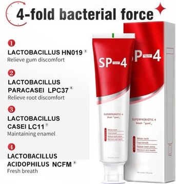 2 шт. Ультра отбеливающая зубная паста SP-6, отбеливающая зубная паста с пробиотиками SP-6
