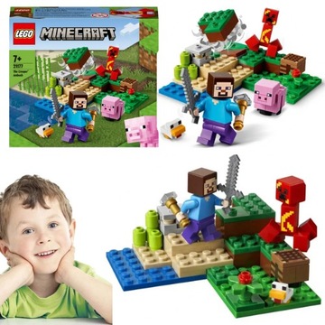 LEGO Minecraft 21177 Zasadzka Creepera MAJKRAFT MINIKRAFT DLA 6 7 8 9 LATKA